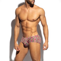 Slip, Tanga de la marque ES COLLECTION - Slip Sunga Egypt Edition Limitée - Violet - Ref : UN644 C19