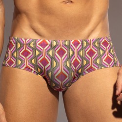 Slip, Tanga de la marque ES COLLECTION - Slip Sunga Egypt Edition Limitée - Violet - Ref : UN644 C19