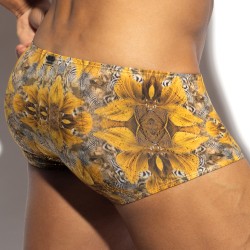 Boxer, shorty de la marque ES COLLECTION - Trunk Safari Edition Limitée - Jaune - Ref : UN646 C03