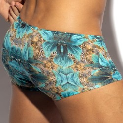 Boxer, shorty de la marque ES COLLECTION - Trunk Safari Edition Limitée - Turquoise - Ref : UN646 C08