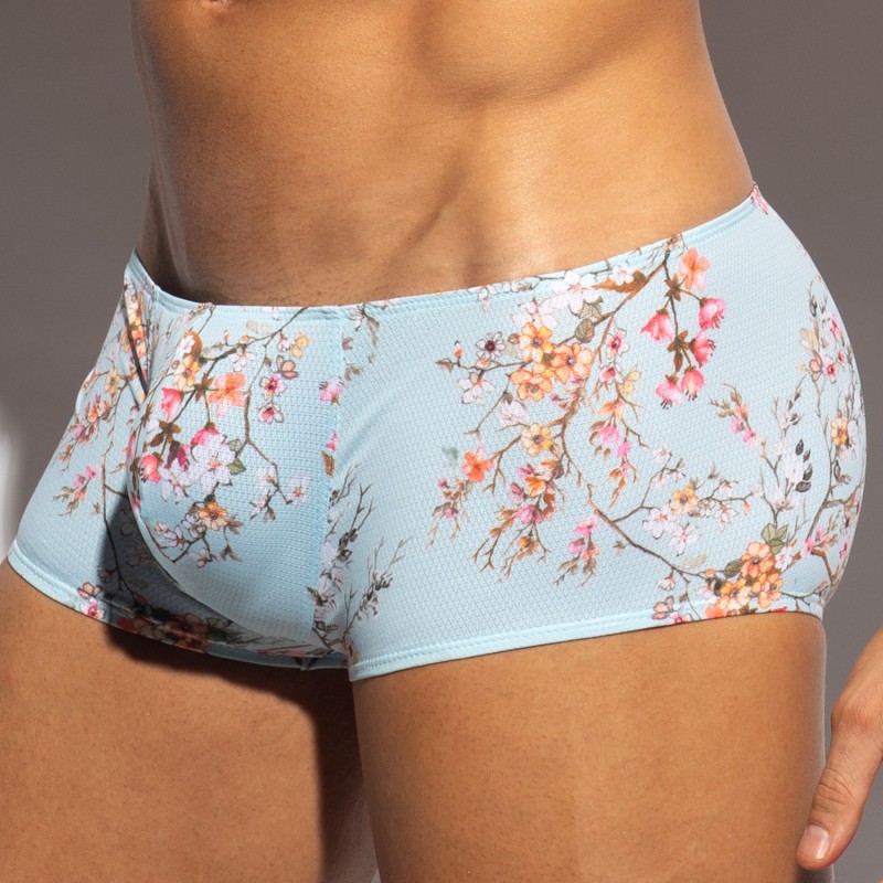Pantaloncini boxer, Shorty del marchio ES COLLECTION - Baule Tokyo Edizione Limitata - Azzurro Chiaro - Ref : UN650 C23