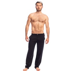 Hosen der Marke L HOMME INVISIBLE - Pantalon Amalfi Noir - Ref : HW144 AMA 001