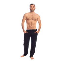 Hosen der Marke L HOMME INVISIBLE - Pantalon Amalfi Noir - Ref : HW144 AMA 001