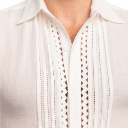 Chemise de la marque L HOMME INVISIBLE - Amalfi - Chemise Blanche - Ref : HW126 AMA 002