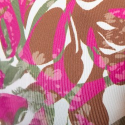 String de la marque ES COLLECTION - String Garden Rib Edition Limitée - Kaki - Ref : UN654 C12