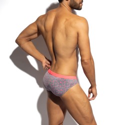 Slip, Tanga de la marque ES COLLECTION - Bikini Piedra Seca Edition Limitée - Rose - Ref : UN641 C34