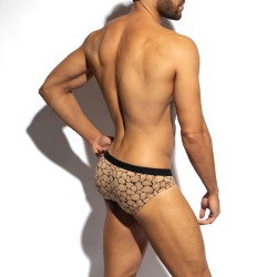 Slip, Tanga de la marque ES COLLECTION - Bikini Piedra Seca Edition Limitée - Noir - Ref : UN641 C10