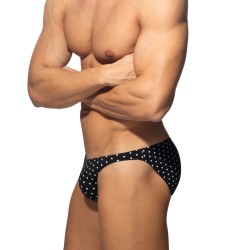 Slip, Tanga de la marque ADDICTED - Bikini Cum Dots - Noir - Ref : AD1401 C10