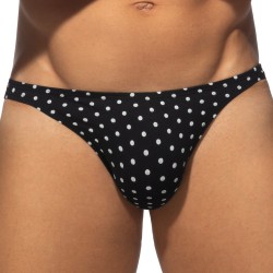 Slip, Tanga de la marque ADDICTED - Bikini Cum Dots - Noir - Ref : AD1401 C10
