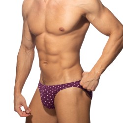 Brief of the brand ADDICTED - Bikini Dots - Purple - Ref : AD1401 C14