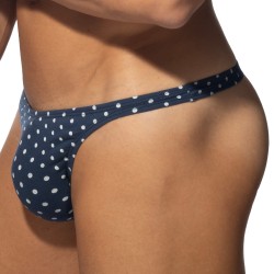 Thong of the brand ADDICTED - Thong Dots - Navy - Ref : AD1402 C09