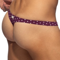 String de la marque ADDICTED - String Cum Dots - Violet - Ref : AD1402 C14