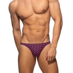 String de la marque ADDICTED - String Cum Dots - Violet - Ref : AD1402 C14