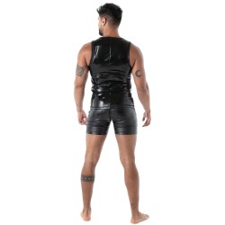 Débardeur de la marque TOF PARIS - Débardeur Latex Zip Seconde Peau - Ref : TOF633N