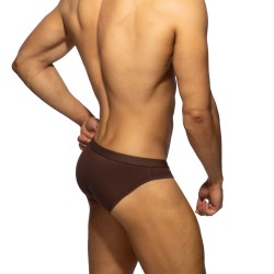 Slip, Tanga de la marque ADDICTED - Slip Essential AD - Marron - Ref : AD1404 C13
