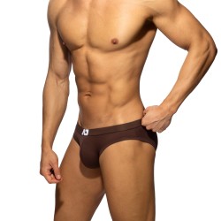 Slip, Tanga de la marque ADDICTED - Slip Essential AD - Marron - Ref : AD1404 C13