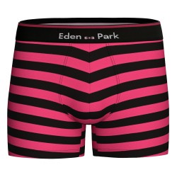 Pack of 2 Eden Park striped boxer briefs - fuchsia - Eden Park : sa...