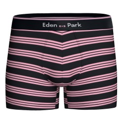 Lot de 2 boxers Eden Park petites rayures - rose - Eden Park : vent...
