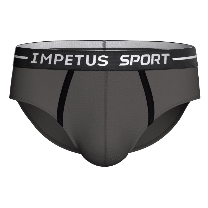 Slip, Tanga de la marque IMPETUS - Slip Impétus Sport Ergonomic - gris - Ref : 0036B87 BKG1F