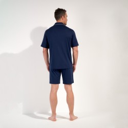 Pyjama court ouvert HOM en modal - Rafaël - HOM : vente peignoirs h...