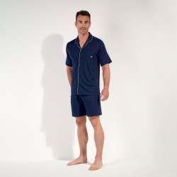 Pyjama court ouvert HOM en modal - Rafaël - HOM : vente peignoirs h...