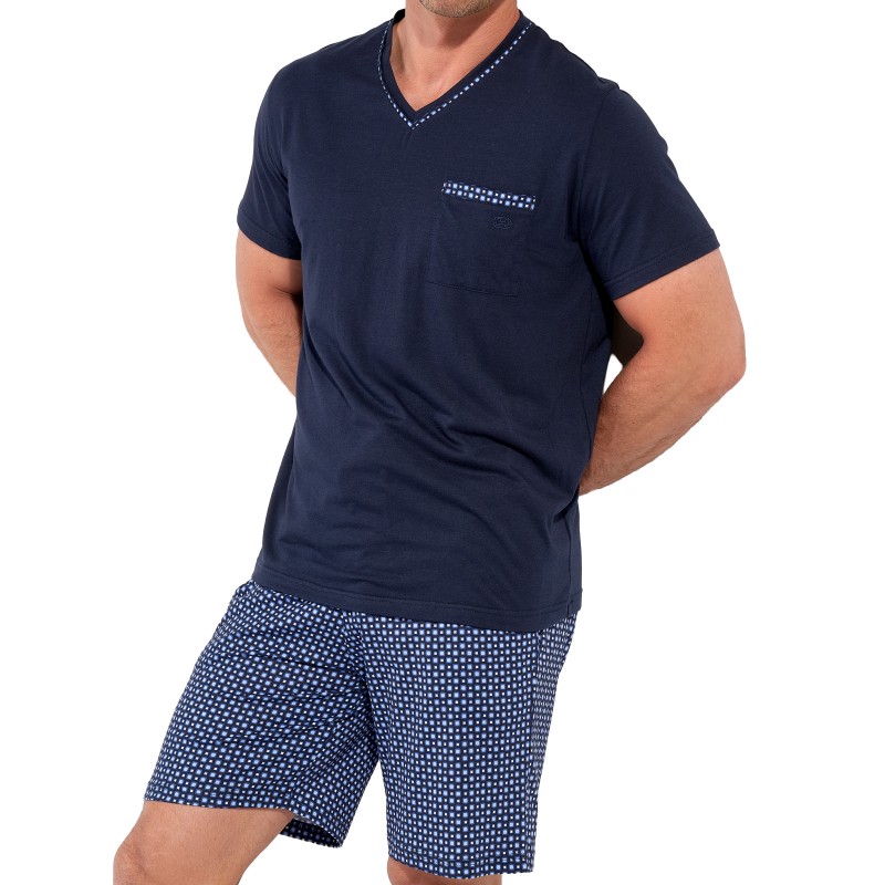 Kurzer Schlafanzug der Marke HOM - copy of Pyjama court HOM beachcomber - Ref : 403114 I0RA