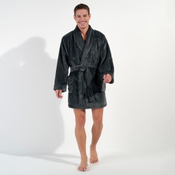 Albornoz, bata de la marca HOM - Bata corta de forro polar HOM Everest - Ref : 402878 00ZU