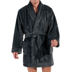 Albornoz, bata de la marca HOM - Bata corta de forro polar HOM Everest - Ref : 402878 00ZU