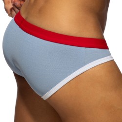 Slip Jeans Pique Sports Edition Limitée - Bleu - ADDICTED : vente s...