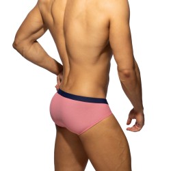 Brief of the brand ADDICTED - Limited Edition Pique Jeans Bikini - Red - Ref : AD1417 C06