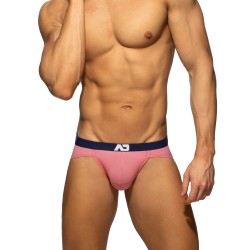 Slip, Tanga de la marque ADDICTED - Bikini Jeans Pique Edition Limitée - Rouge - Ref : AD1417 C06