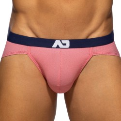 Slip, Tanga de la marque ADDICTED - Bikini Jeans Pique Edition Limitée - Rouge - Ref : AD1417 C06