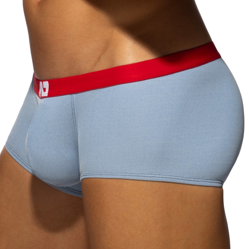 Boxer, shorty de la marque ADDICTED - Boxer Jeans Pique Edition Limitée - Bleu - Ref : AD1418 C16