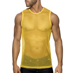 Débardeur Openwork Fabric Edition Limitée - Jaune - ADDICTED : vent...