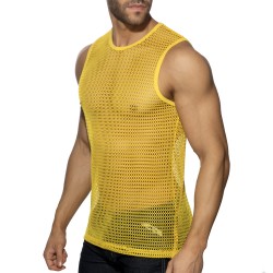 Débardeur Openwork Fabric Edition Limitée - Jaune - ADDICTED : vent...