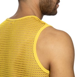 Canottiera Openwork Fabric Edizione Limitata - Giallo - ADDICTED : ...