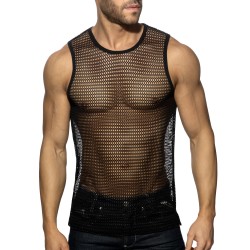 Débardeur Openwork Fabric Edition Limitée - Noir - ADDICTED : vente...