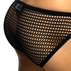 Bikini Openwork Fabric Edition Limitée - Noir - ADDICTED : vente sl...