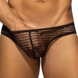Openwork Fabric Limited Edition Bikini - Brown - ADDICTED : sale of...