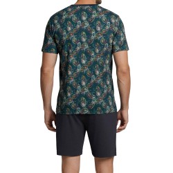 Pyjacourt de la marque IMPETUS - Pyjama Court Emeraude Prestige - Ref : IM1510P1300 GN122