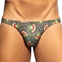 String de Bain Peacock Print Edition Limitée - Kaki - ES collection...