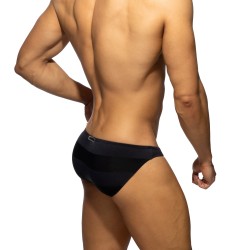 Bikini Thick Stripes Edition Limitée - Noir - ADDICTED : vente slip...
