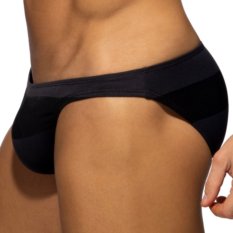 Limited Edition Thick Stripes Bikini - Black - ADDICTED : sale of B...