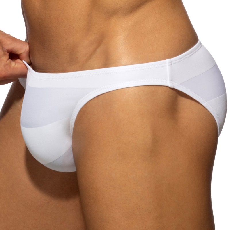 Bikini Thick Stripes Edition Limitée - Blanc - ADDICTED : vente sli...