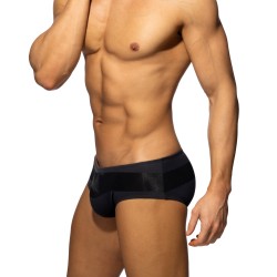 Limited Edition Thick Stripes Brief - Black - ADDICTED : sale of Br...