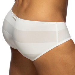 Limited Edition Thick Stripes Brief - Ivory - ADDICTED : sale of Br...