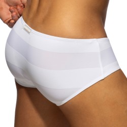 Slip Thick Stripes Edition Limitée - Blanc - ADDICTED : vente slips...