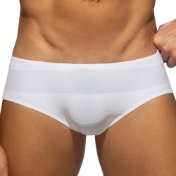Thick Stripes Limited Edition Brief - White - ADDICTED : sale of Br...