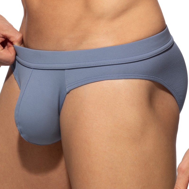 Slip de la marca ADDICTED - Bikini Worn Out Denim Edition Limitée - Ref : AD1430 C500