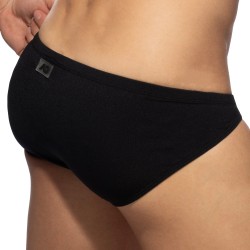 Slip, Tanga de la marque ADDICTED - Bikini Soft Pique Edition Limitée - Noir - Ref : AD1406 C10
